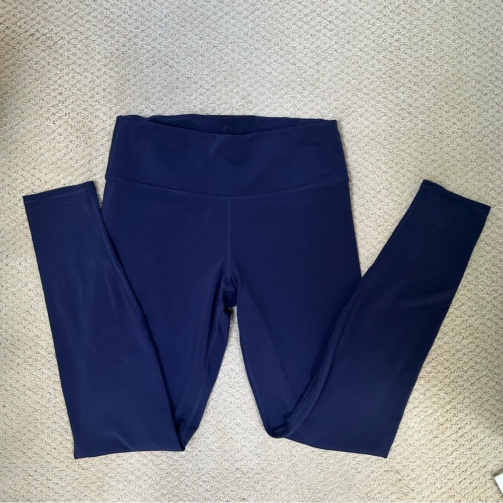 Quince Navy Full Length Leggings
